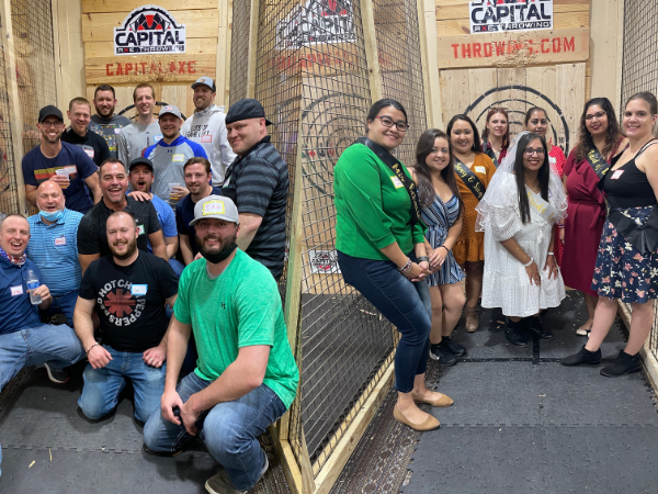 axe throwing party groups