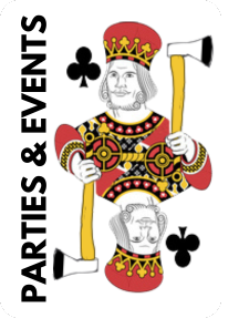 PARTIES & EVENTS PLAYING CARD